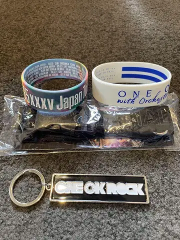 ONE OK ROCK 원 오크록 키링 스트랩 러버 밴드