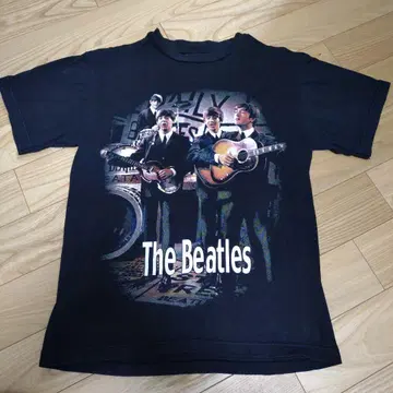 The Beatles 티셔츠 블랙 THUNDER 양면 프린트