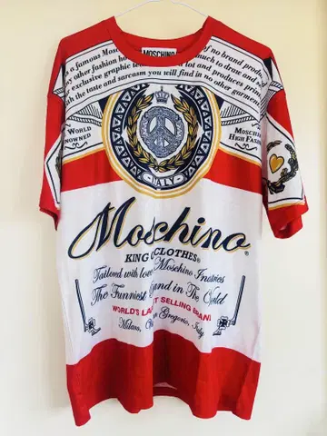 Moschino Budweiser 티셔츠