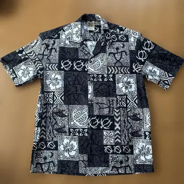 Winnie Fashion 알로하 셔츠 하이비스커스 패턴 XL 하와이 제