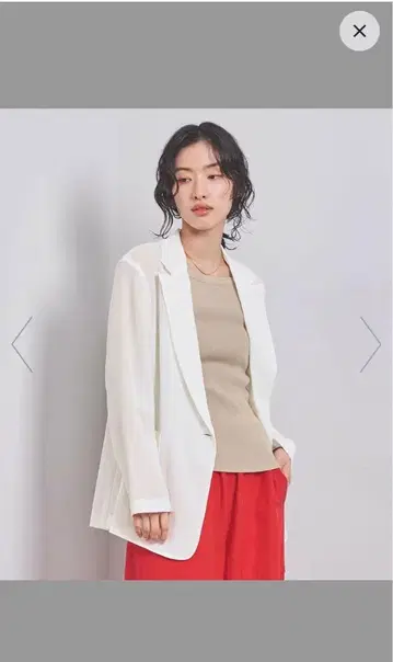 유나이티드 애로우즈 시어 자켓