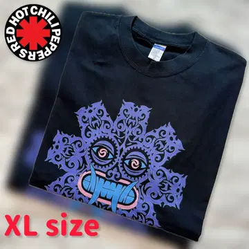 렛치리 밴드 티셔츠 블랙 XL 락 RHCP 밴 티셔츠