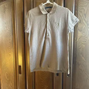 Ralph Lauren 베이지 폴로 셔츠 M