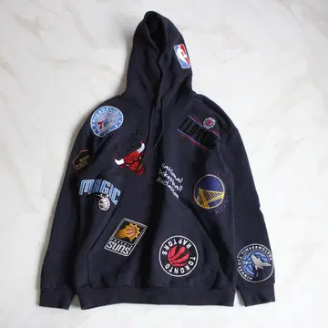 FREAK'S STORE NBA 콜라보 와펜 후드티 M 사이즈 네이비