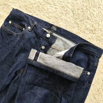 아페쎄 36 JEAN CLASSIQUE 셀비치 데님 다크 네이비