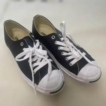 컨버스 잭 파셀 가죽 블랙 24cm