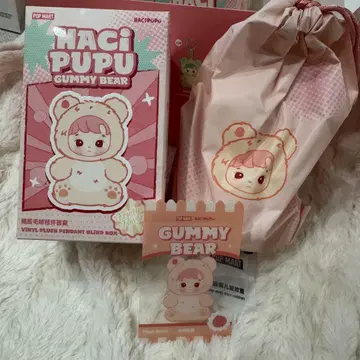 POPMART HACIPUPU Gummy Bear 피치 하치푸