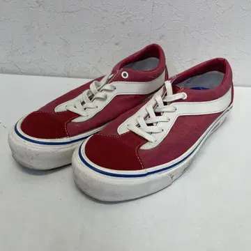 VANS RHUDE 레드 화이트 스니커즈