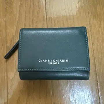 GIANNI CHIARINI 3단 폴더형 지갑 다크 그린