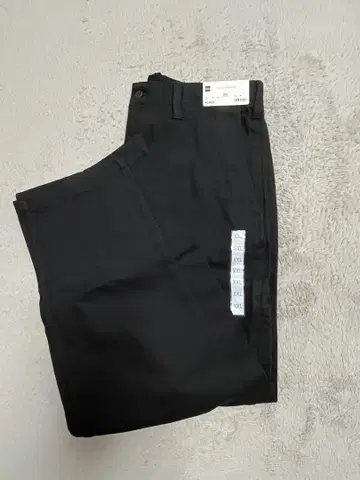 지유 배럴 레그 워크 팬츠 블랙 2XL