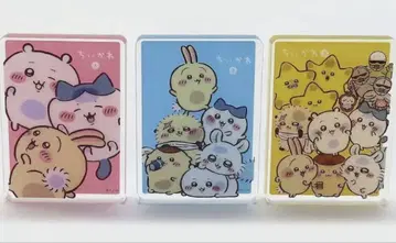 치이카와 (먼작귀) 미니어처 자켓 아크릴 블록 3개 세트 새상품