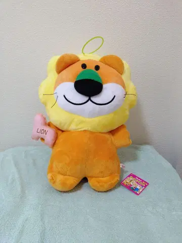 타베코 동물 라이온 봉제 인형 딸기 비스킷