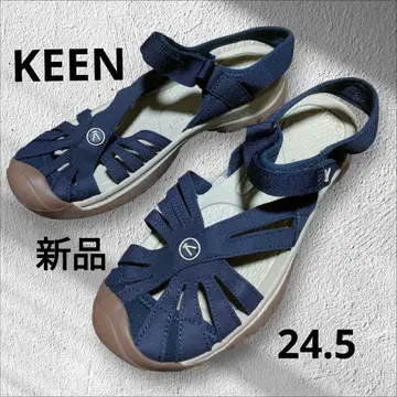 KEEN 로즈 샌들 네이비 스포츠 샌들 24.5