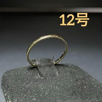 빈티지 패션 링 골드 12호 심플한 디자인 캐주얼