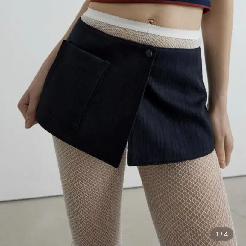 ◆overdue flair◆ JACQUARD SKIRT BELTNAVY O100055 Overdue Flare /JACQUARD SKIRT BELT_NAVY on Bunjang Global Site.