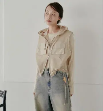 정말 촌스러운 투명 망사 베스트