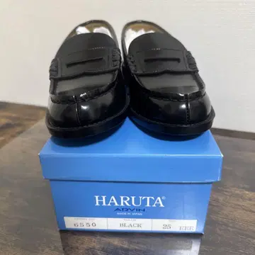 HARUTA ARVIN 블랙 로퍼 25EEE