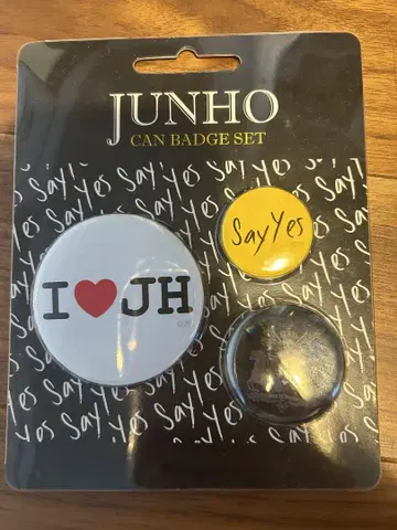 공식 2PM JUNHO 캔뱃지 세트 3개 준호 sayyes