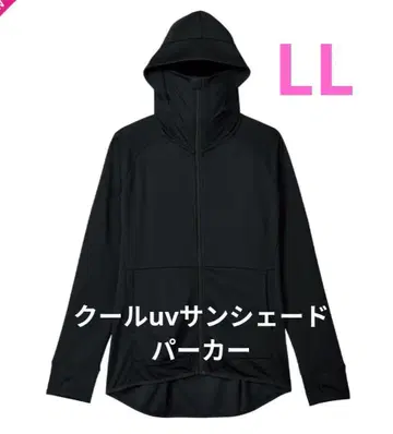 워크맨 쿨 UV 선쉐이드 후드티 블랙 LL 여성용