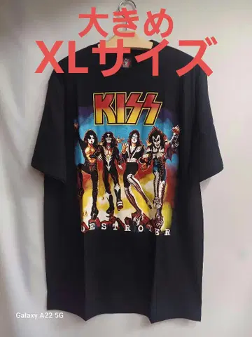 밴딩 티셔츠 KISS 키스 XL 사이즈