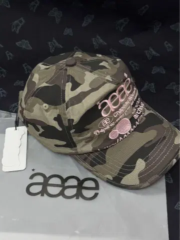 aeae 카모플라쥬 자수 야구 모자