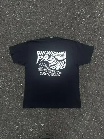 Richardson THE PARKING GINZA 콜라보 티셔츠 한정판