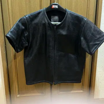 카도야 펀칭 가죽 자켓 사이즈 3L