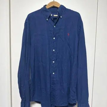 Ralph Lauren 네이비 버튼 다운 셔츠 M