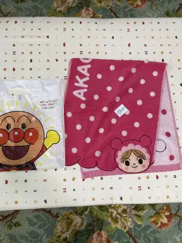 호빵맨 뮤지엄 아카챠만 페이스타월