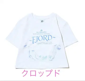 미세스 기념일 라이브 티셔츠 크롭 피요르드 화이트 FJORD
