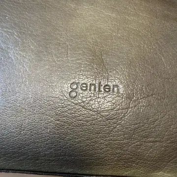 gentien 그레이 가죽 숄더백