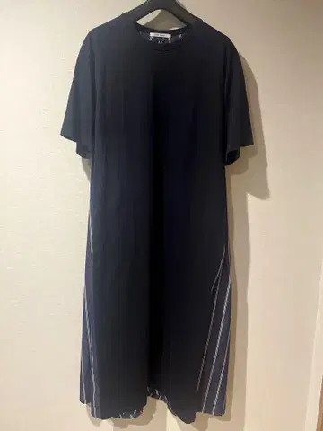 플레인 피플 롱 원피스 네이비