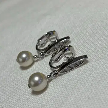 스와로브스키 드롭 귀걸이 펄