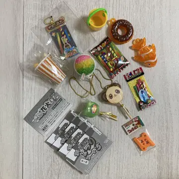 축제 후드 불꽃놀이 마스코트 묶음 판매 가챠