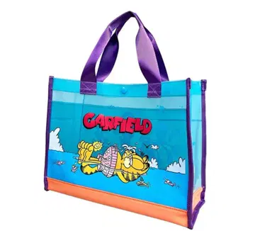 배송비 포함 CLEAR BAG 비닐 백 GARFIELD 클리어 백