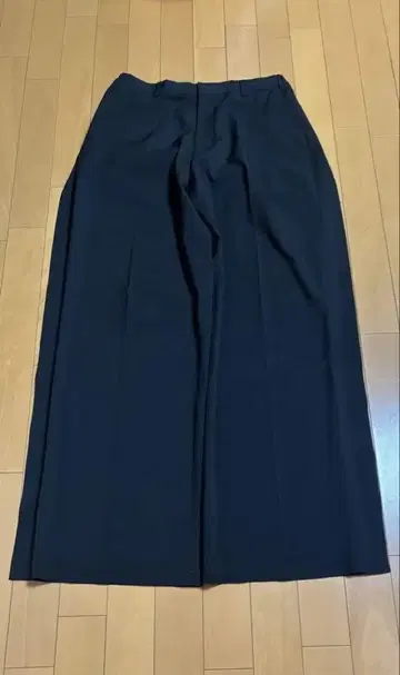 블랙 와이드 슬랙스