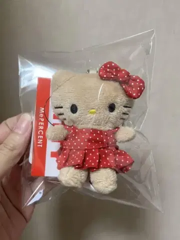 로리즈팜 Me% 헬로키티 토이 키 5 일광화상 도트 빨간색