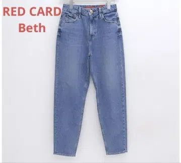 RED CARD 레드카드 Beth 테이퍼드 데님 팬츠 25
