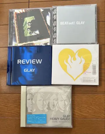 GLAY CD 앨범 5장 세트