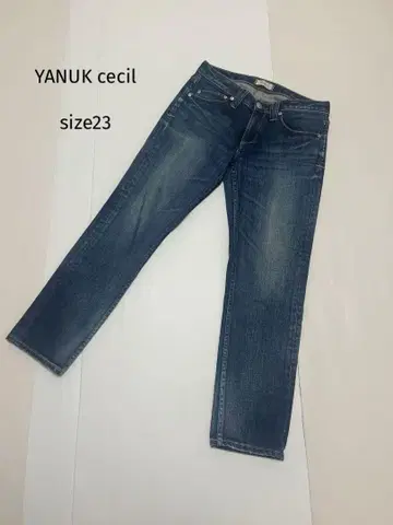 YANUK 야누크 cecil 데님 팬츠 슬림 스트레이트 23