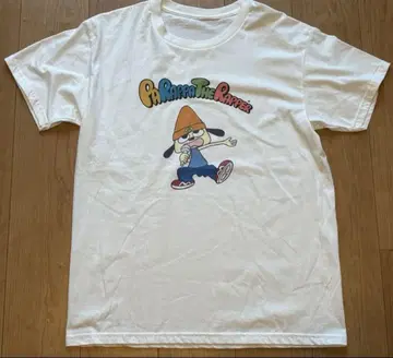 미사용 Parappa The Rapper 파라파 래퍼 프린트 티셔츠