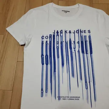 미사용 택 없음 JACK & JONES 잭 앤 존스 프린트 티셔츠