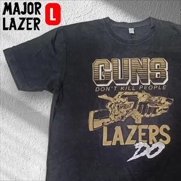 MAJOR LAZER 메이저 레이저 US 구제 의류 티셔츠 블랙