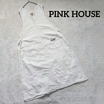 PINK HOUSE 핑크하우스 에이프런 원피스 A2111PE454
