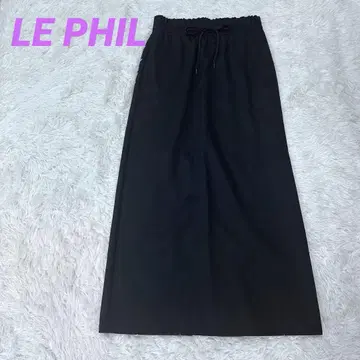 LE PHIL 더블 저리 스커트 롱 스커트