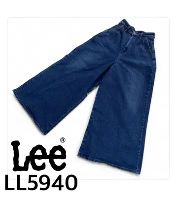 LEE 여성용 하이웨스트 와이드 데님 LL5940 인디고 블루