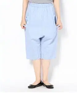 I am I in fact 입체 포켓 코튼 린넨 하프 팬츠