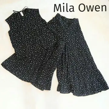 Mila Owen 셋업 꽃무늬 S 블랙