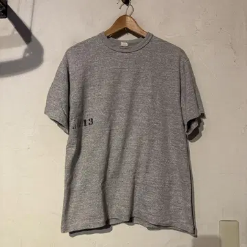 웨어하우스 그레이 코튼 티셔츠 X-LARGE