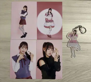 pixelribbon  쿠로사키 모에 아크링 키링 브로마이드 세트